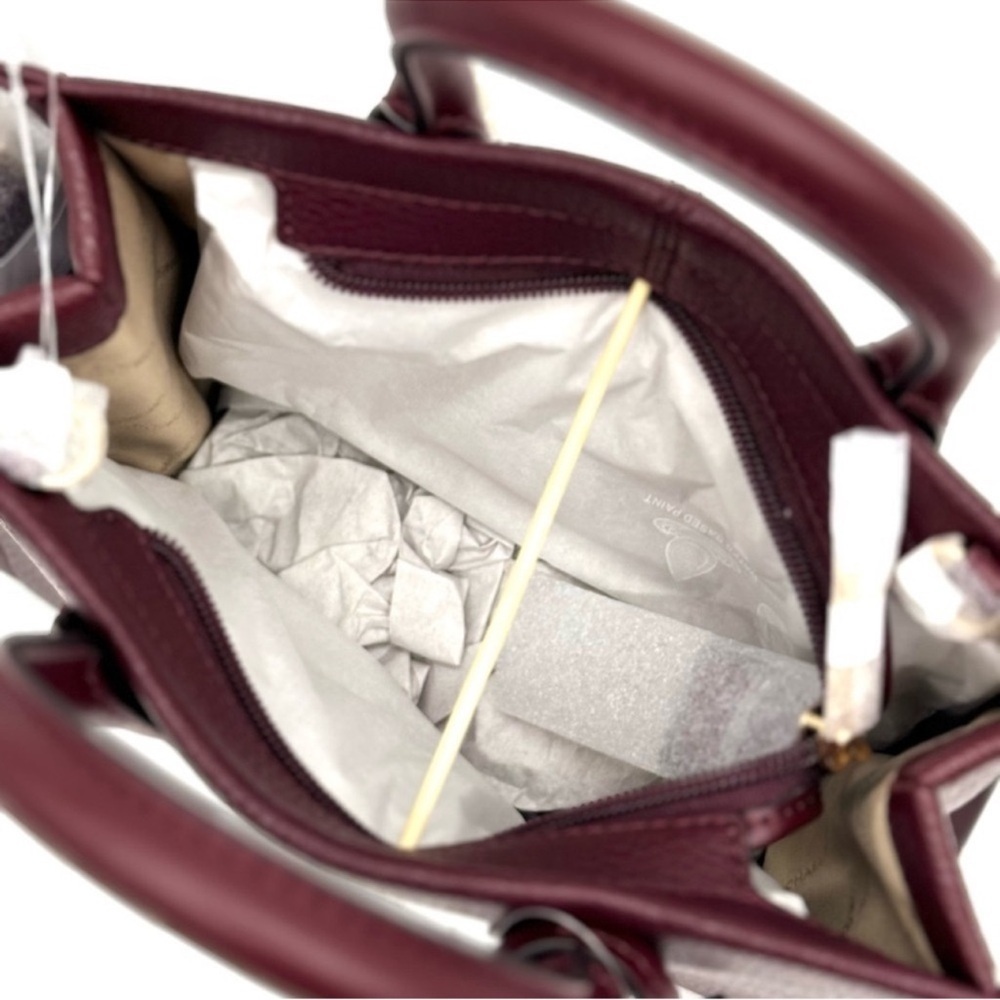 Michael Kors Mirella Small Shopper TZ Xbody Bag Ox Blood - Picture 7 of 8